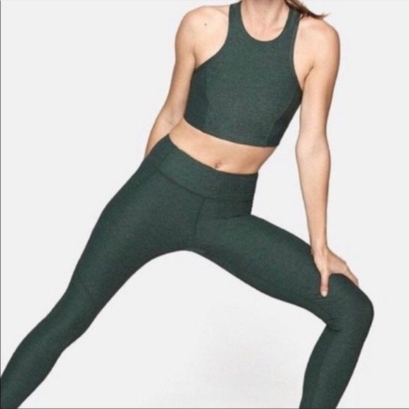 Outdoor Voices Warm-up Legging Hunter Green Size Small - Picture 2 of 8